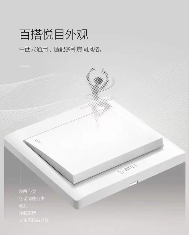 公牛英标开关插座充电器五孔墙插暗装86型墙壁电源插座家用多孔面板美式官网旗舰详情5