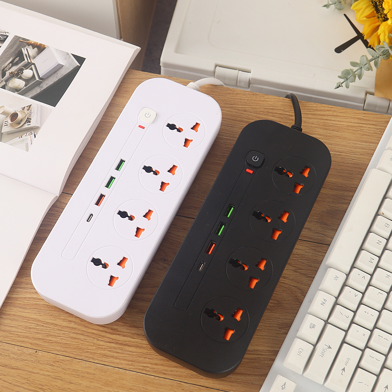 OEM ODM 全铜 礼盒装 USB-C; TYPE-C 充电排插 跨境电商  批发  出口 外销外贸 电源插座 详情4
