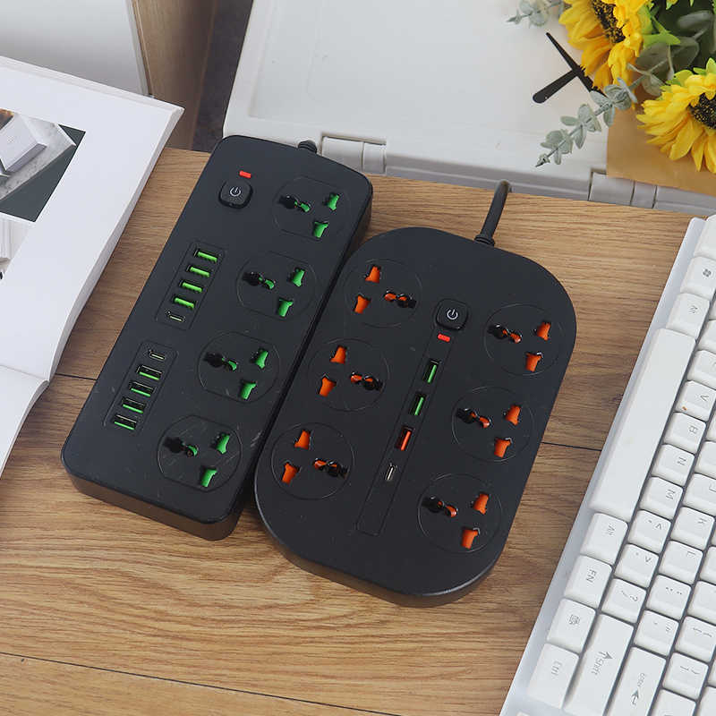 OEM ODM 全铜 礼盒装 USB-C; TYPE-C 充电排插 跨境电商  批发  出口 外销外贸 电源插座 详情3