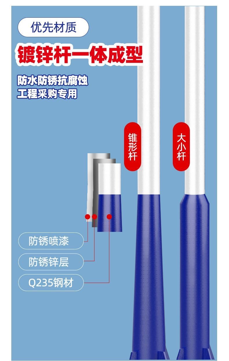 新农村100W户外防水一体化太阳能路灯 6米市政工程路灯杆厂家详情10