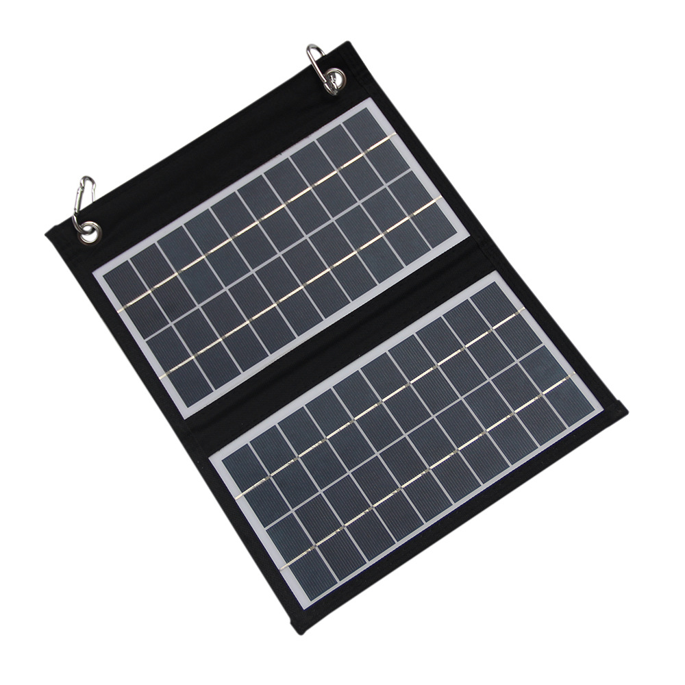 20W 15W 10W 太阳能折叠包充电器太阳能户外移动电源充电板双USB详情5