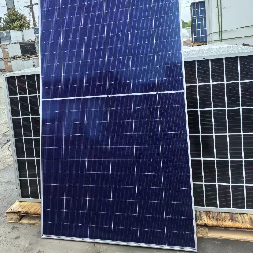 现货全新710w双玻双面太阳能板光伏板尺寸2384-1303-35家用发电详情1
