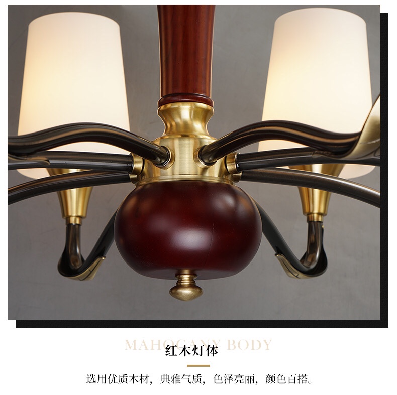 木林森春季新品J-S花好月圆系列新中式6头吊灯详情4