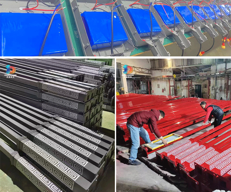 新农村太阳能5米6米路灯超亮大功率通宵亮灯家用市政100W LED路灯详情11