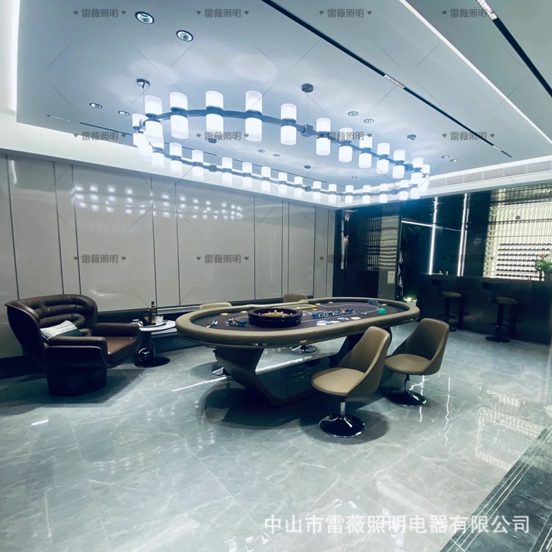 现代新中式餐厅大吊灯会所餐饮饭店包厢酒店包房吊灯中西餐厅吊灯详情19