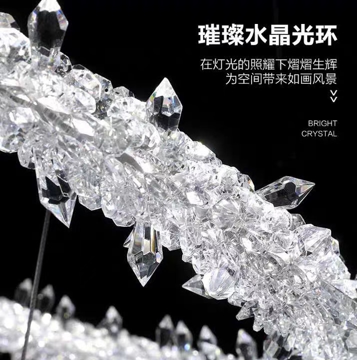 水晶吊灯 楼梯灯可订制金属灯饰详情4
