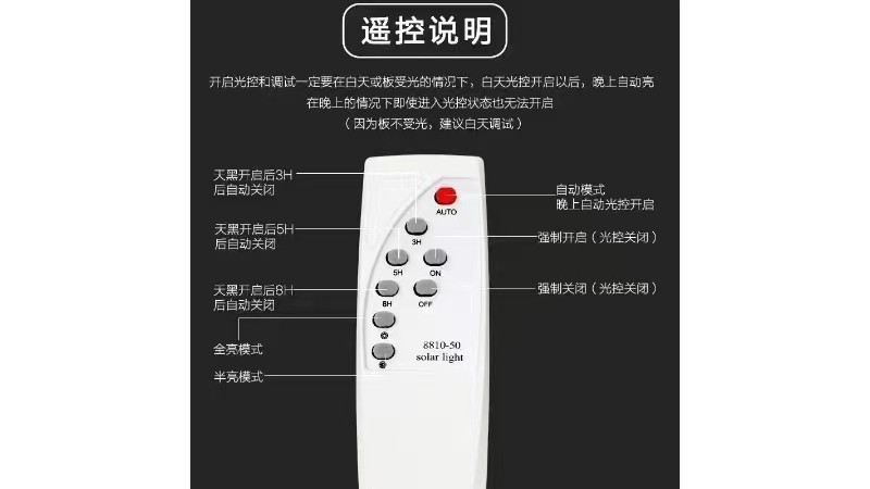 光伏路灯聚宝盘太阳能投光LED灯庭院灯户外室内路灯照明庭院详情5