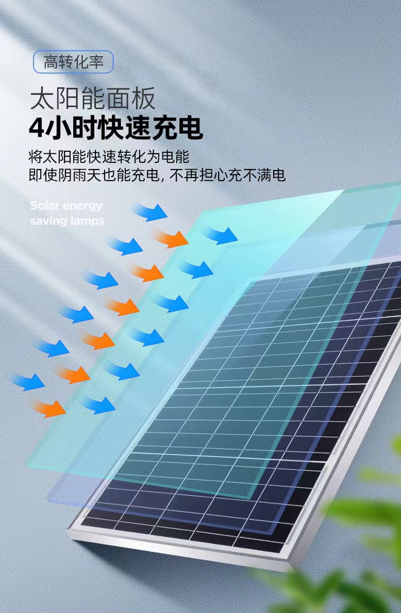 太阳能充电灯 LED应急照明投光灯便携式手提灯户外露营灯帐篷灯详情10