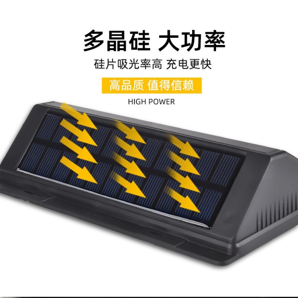 搜辉太阳能灯饰太阳能壁灯SMD贴片太阳能壁灯亚马逊热卖户外壁灯详情3