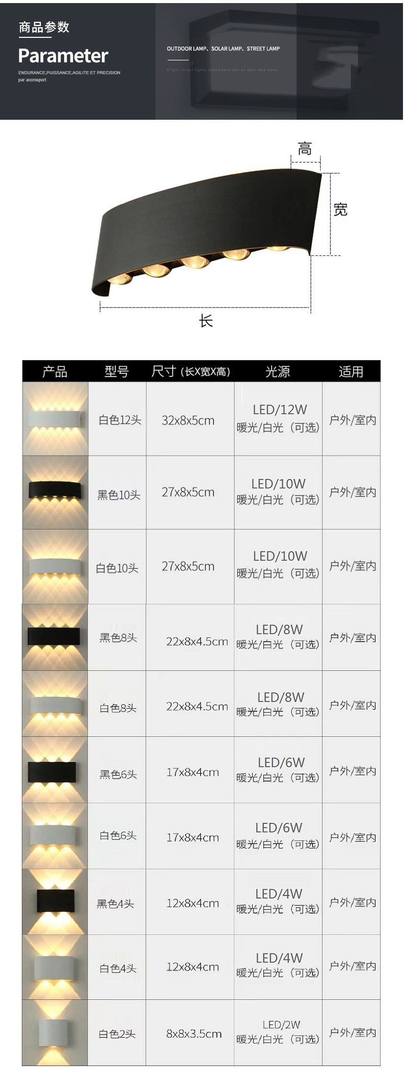 源头厂家户外壁灯防水庭院过道灯别墅露台灯外墙灯装饰灯防水灯铝详情8