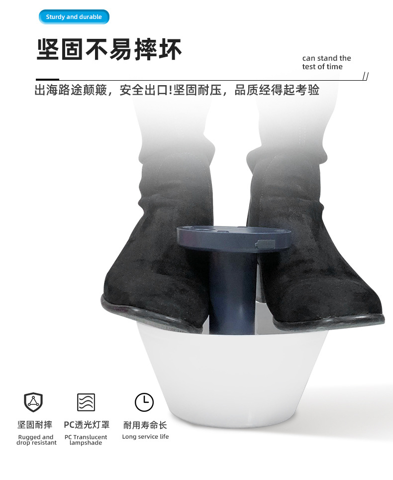 欧美室外酒吧太阳能充电台灯 户外庭院太阳能小夜灯 酒吧桌面灯详情9