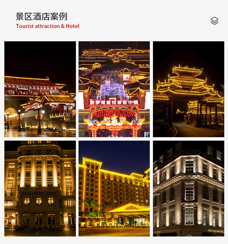 led瓦楞灯新款太阳能古建筑寺庙凉亭瓦片灯户外防水屋顶屋檐灯详情5