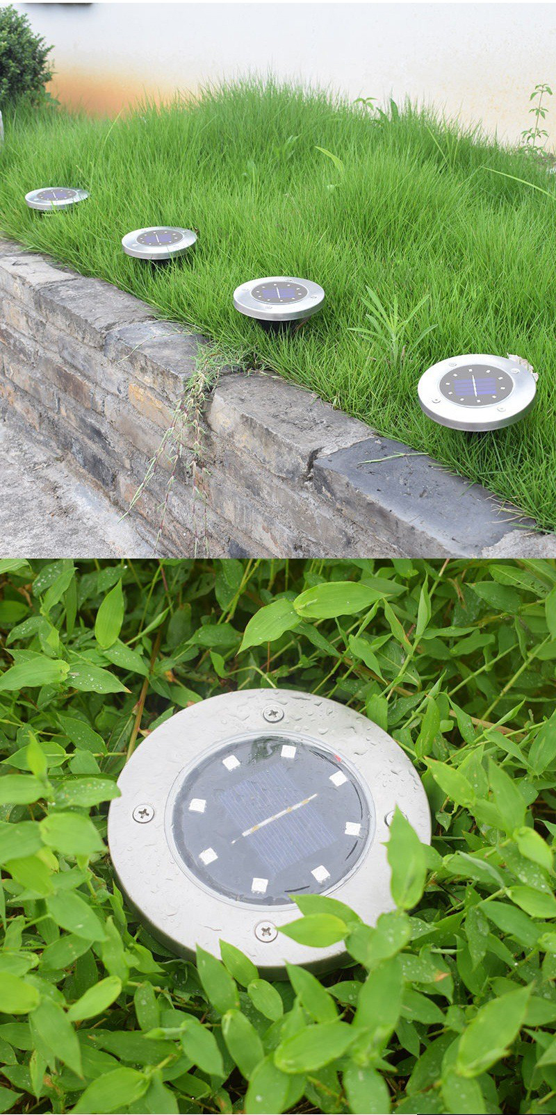 太阳能8LED地埋灯户外庭院灯草坪灯感应式地插灯智能光控地埋灯插地灯埋地景观灯详情15