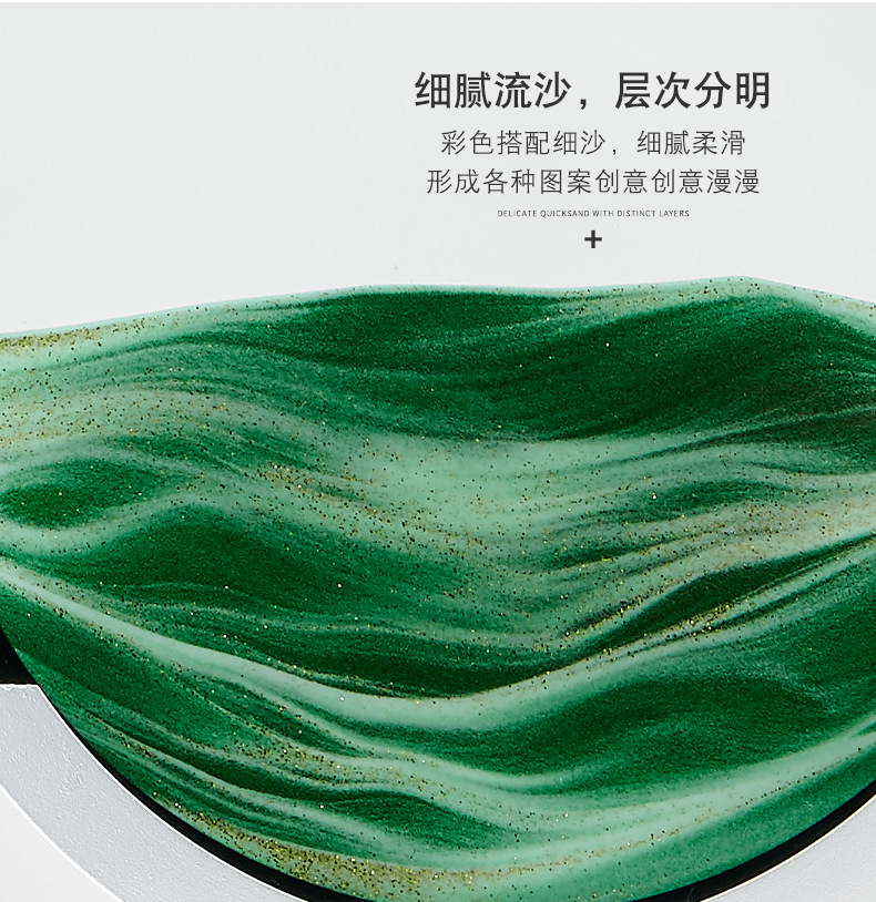 国潮床头灯流沙画台灯新款台灯超亮夜灯卧室灯中国风装饰玻璃沙漏台灯详情19