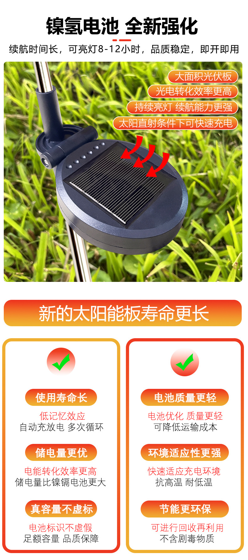 跨境太阳能仿真绣球花灯地插花灯户外花园装饰灯别墅庭院灯草坪灯详情8