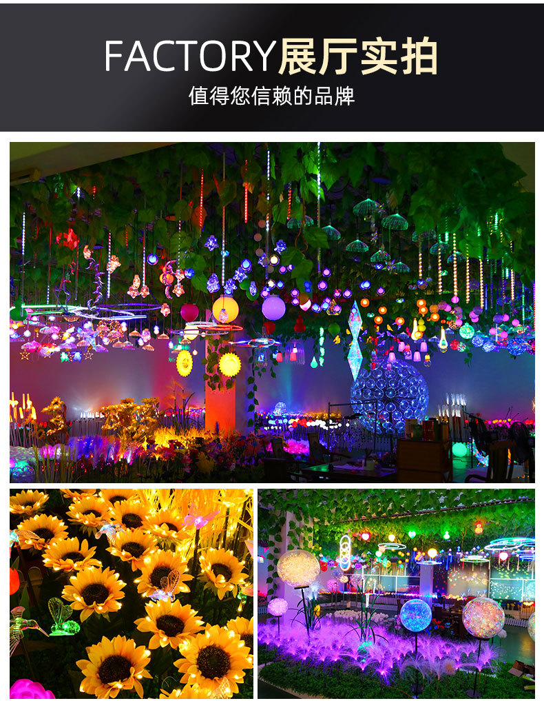 跨境新品太阳能蘑菇灯花园景观草坪蘑菇地插灯户外庭院太阳能灯详情19