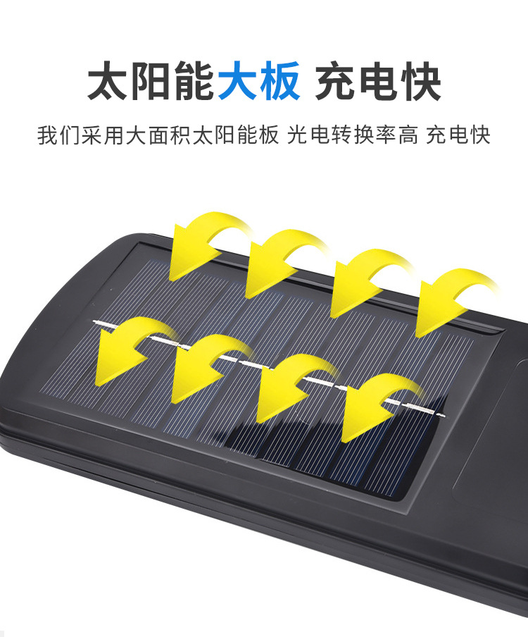 新款人体感应LED太阳能壁灯太阳能庭院灯围墙强光照明路灯  户外防水高亮太阳能小路灯 家用照明太阳能路灯 详情6