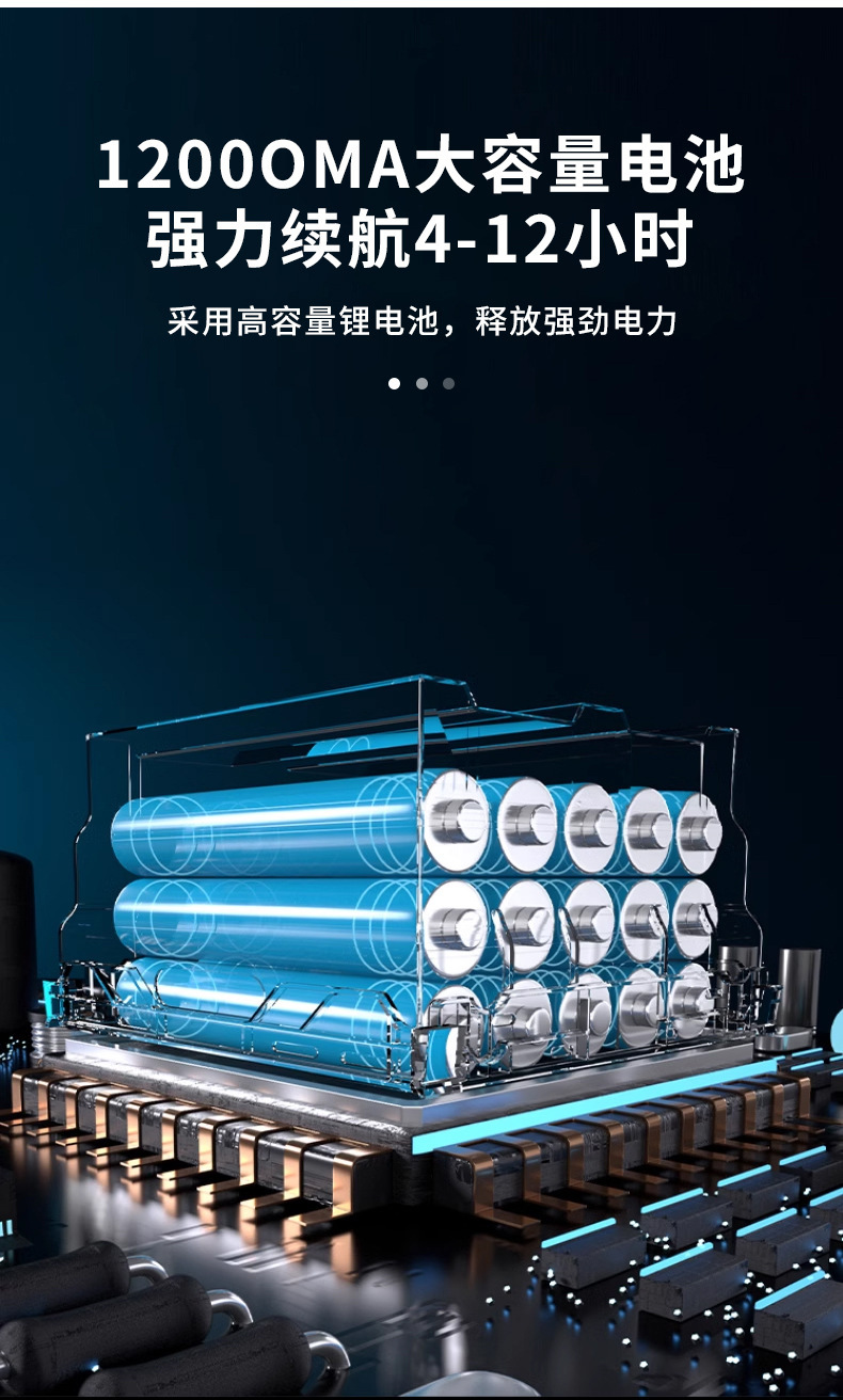 led太阳能投光灯 户外应急照明露营灯摆摊多功能太阳能手提投光灯详情8