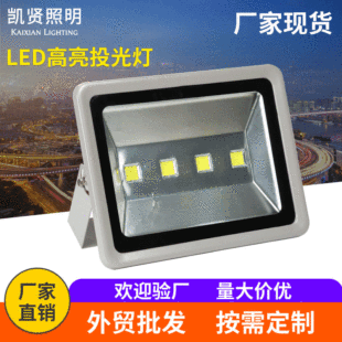 跨境led泛光灯大功率50W100W庭院聚光灯投射户外广告灯防水投光灯详情15