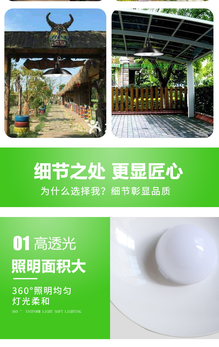 义乌闪电鹰新款太阳能吊灯LED超亮复古球泡灯户外防水节能详情30