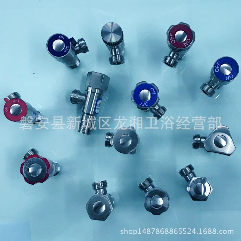 外贸出口南美中东非洲马桶角阀不锈钢三角阀拉丝角阀详情2