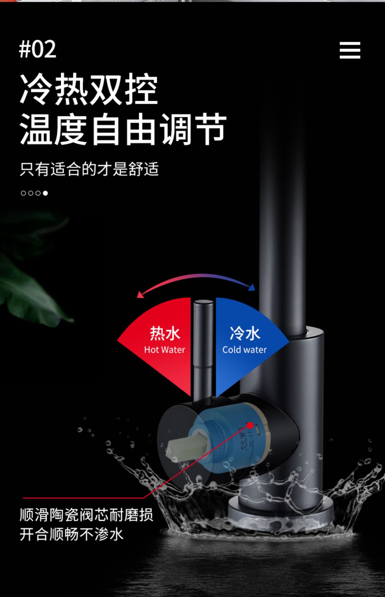 货源跨境不锈钢冷热家用厨房水龙头旋转洗菜盆洗衣池水槽龙头批发详情6