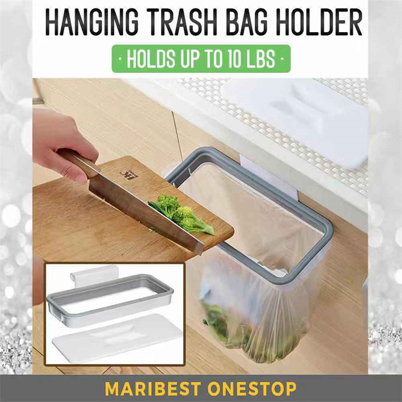 垃圾袋挂架Attach-A-Trash柜门挂式跨境代发厨房垃圾袋架支持验厂详情9
