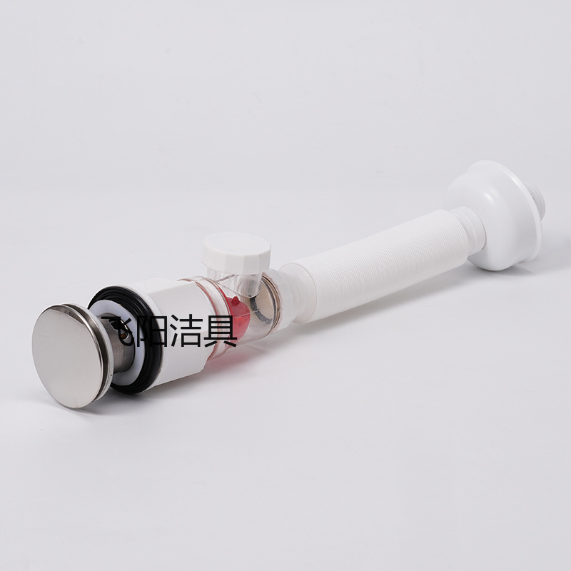 新款防臭面盆下水管墙排横排洗脸盆下水管 双用下水管详情4