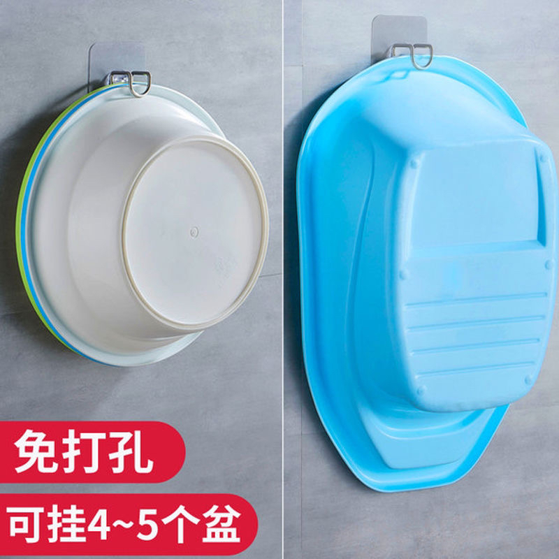 脸盆挂钩免打孔脸盆架卫生间脸盆挂架收纳架置物粘钩脸盆挂架壁挂详情3