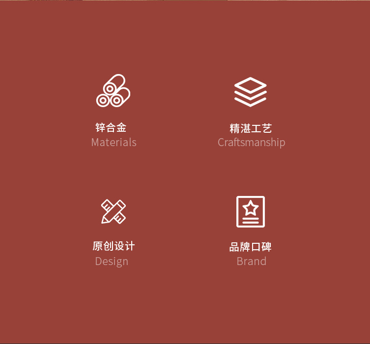 一字型新中式衣柜拉手 锌合金橱柜柜门把手 家具五金柜门家用拉手详情2