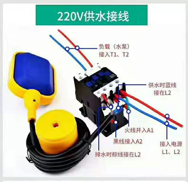 水位开关浮球阀全自动控制器水泵液位水塔水箱水浮子3/5米可详情5