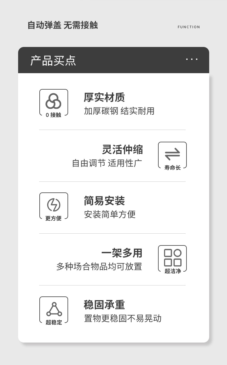 洗脸盆收纳架子浴室柜下分层盆子收纳架卫生间置物架悬挂各种神器详情2