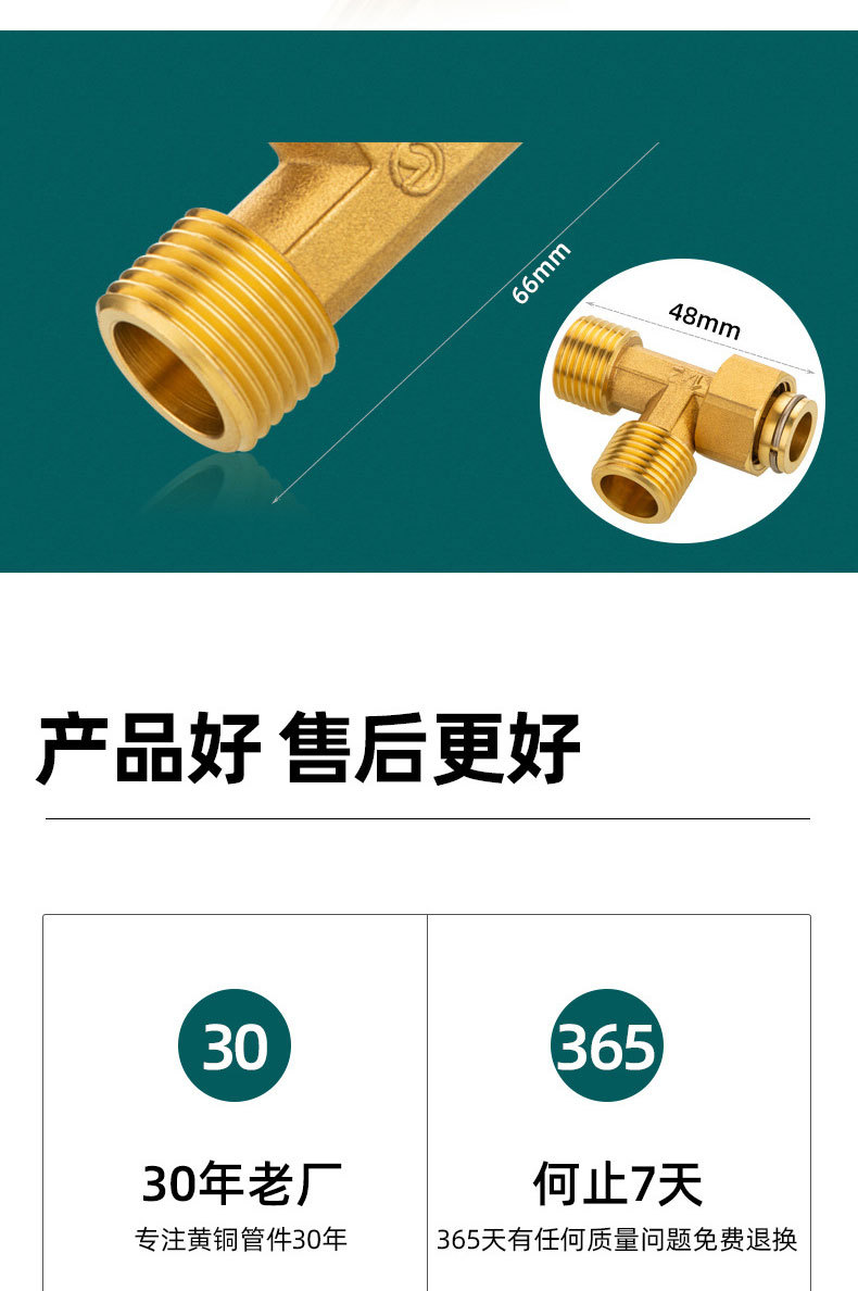 全铜金属内六角外丝堵头螺纹四分六分一寸内六角堵头（中迅五金）详情7