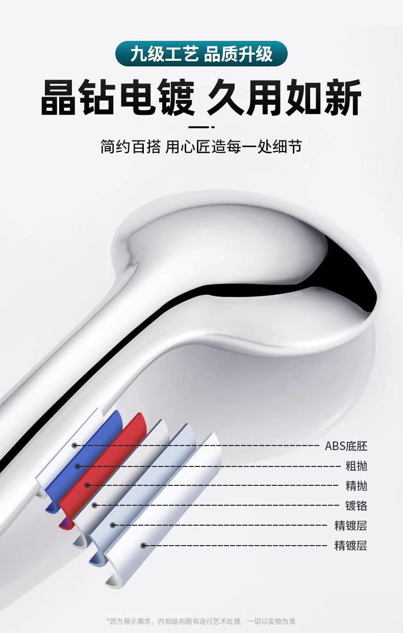 超粗孔老式花洒喷头大出水量家用热水器大孔不增压淋浴莲蓬头套装详情8