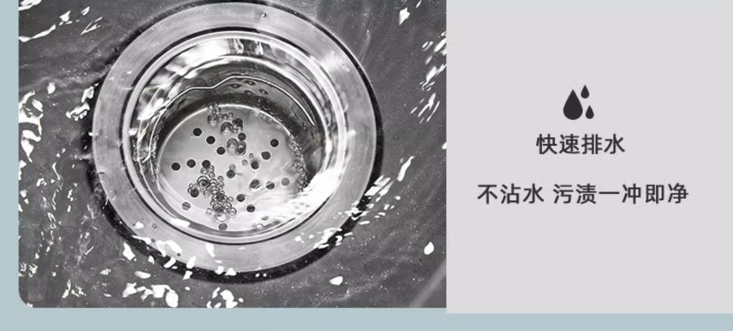 黑色纳米304不锈钢水槽厨房小号方形洗菜盆台下单槽吧台岛台阳台详情7