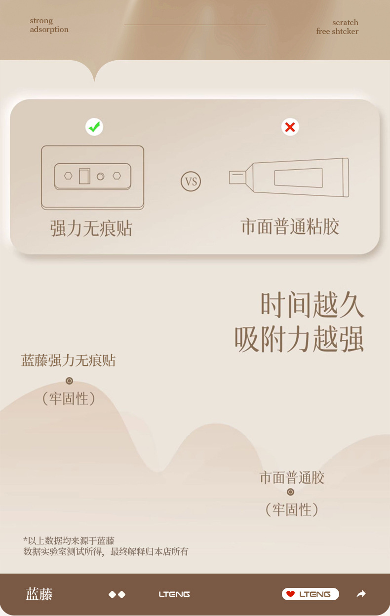 奶油色置物架浴室置物架免打孔壁挂三角架洗手间卫生间墙上收纳架详情4