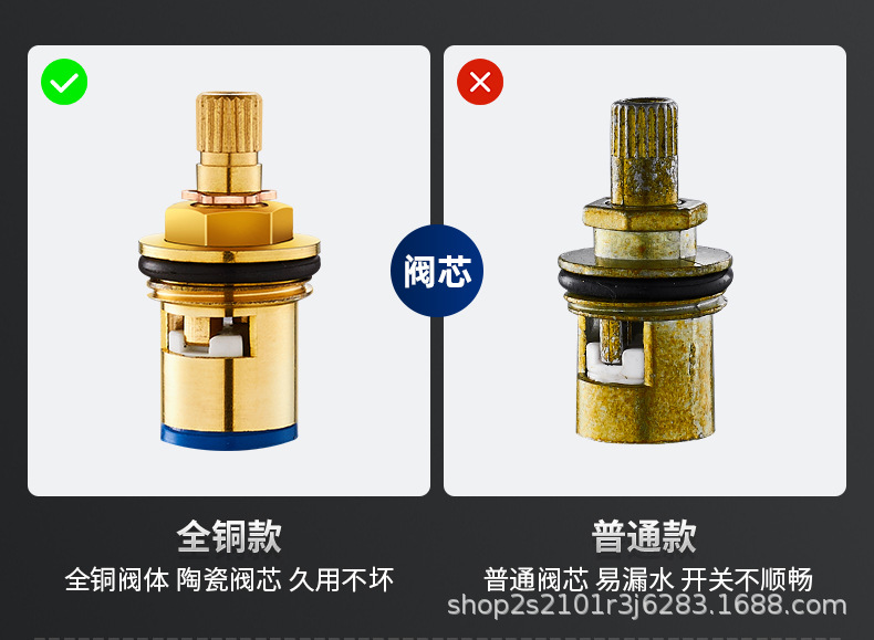 全铜加厚角阀4分水阀开关热水器卫生间马桶水龙头纯铜冷热三角阀详情10