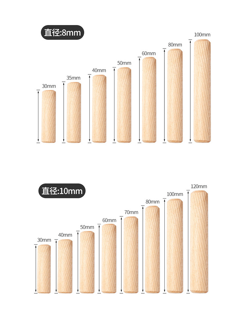 卡卡五金 K2965木塞8x40mm外贸百元杂货超市店货源详情6