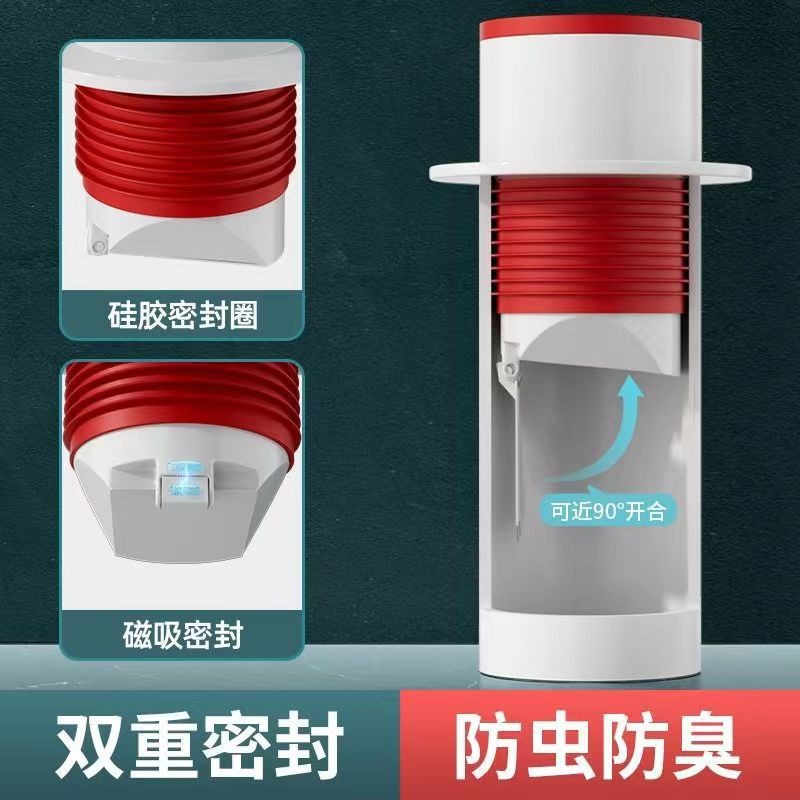 卫生间硅胶防溢防臭密封塞厨房下水道防臭神器通用型管道下水道详情4
