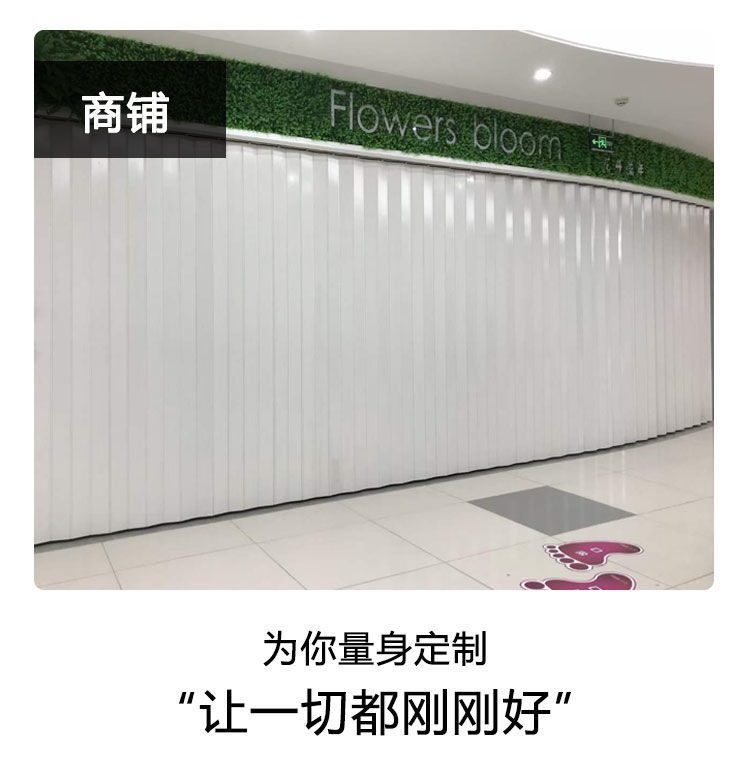 折叠门阳台隔断推拉门移门室内厨房门浴室卫生间商铺门详情5