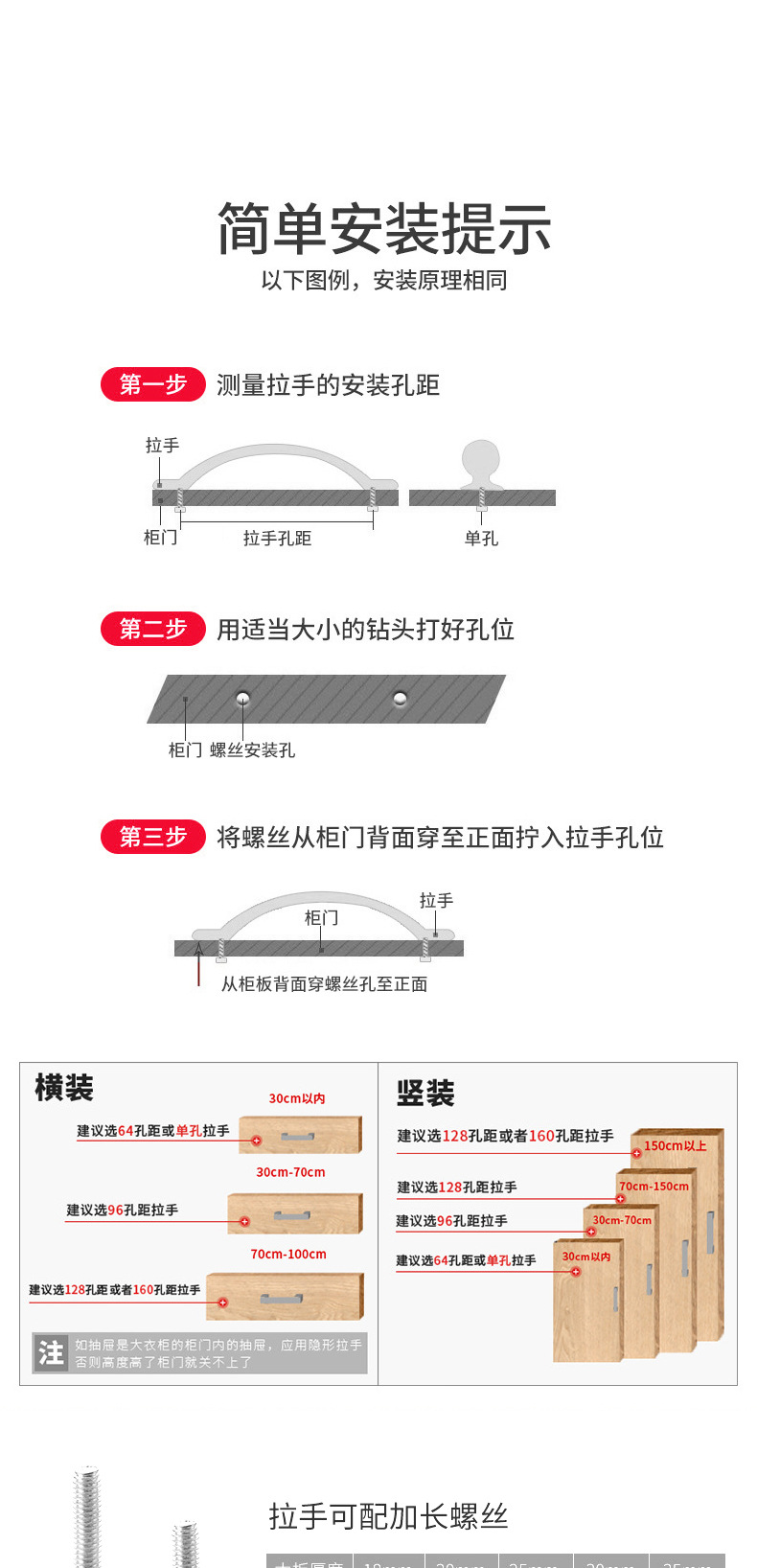 意式法式高端轻奢多色衣柜把手银色电镀家具抽屉柜门单孔小拉手详情24