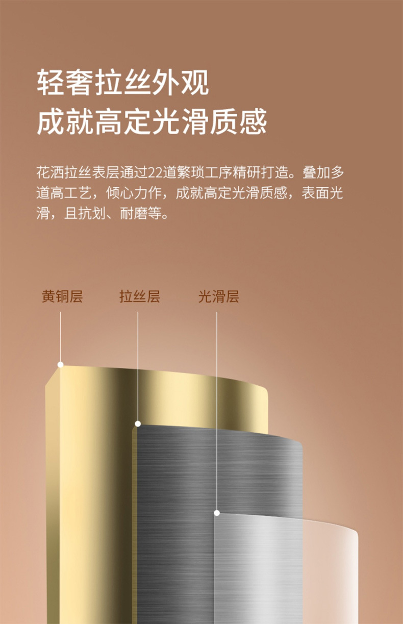 全铜浴缸水龙头三联淋浴器混水阀花洒大流量瀑布冷热数显浴缸龙头详情4