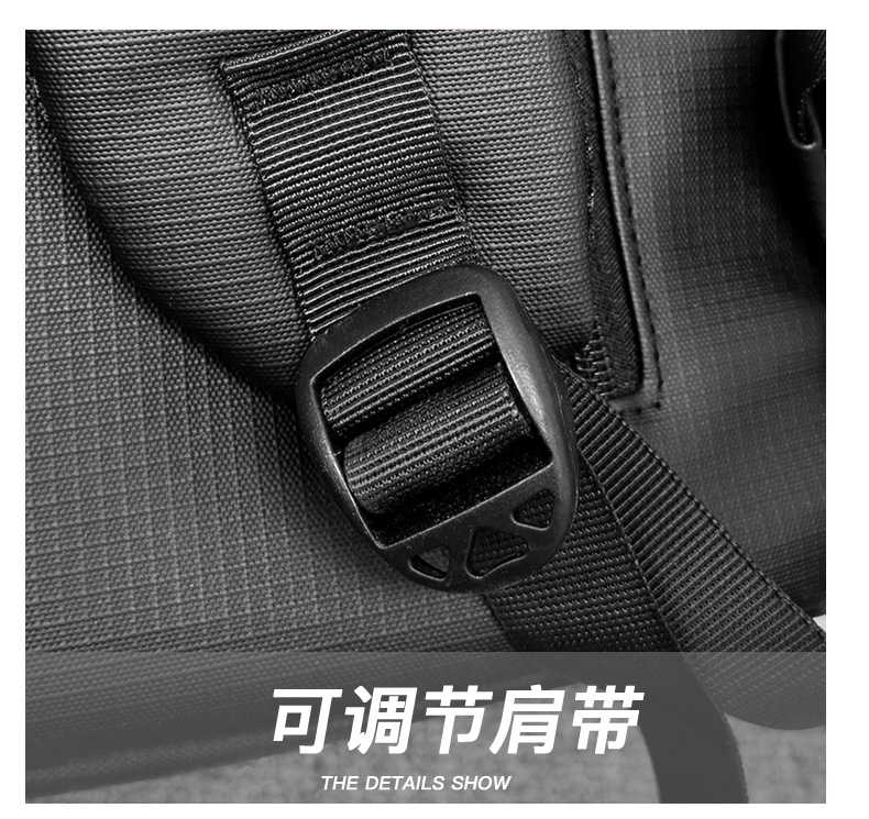 ins简约休闲百搭大容量大学生书包电脑背包男士出差通勤双肩包详情图31