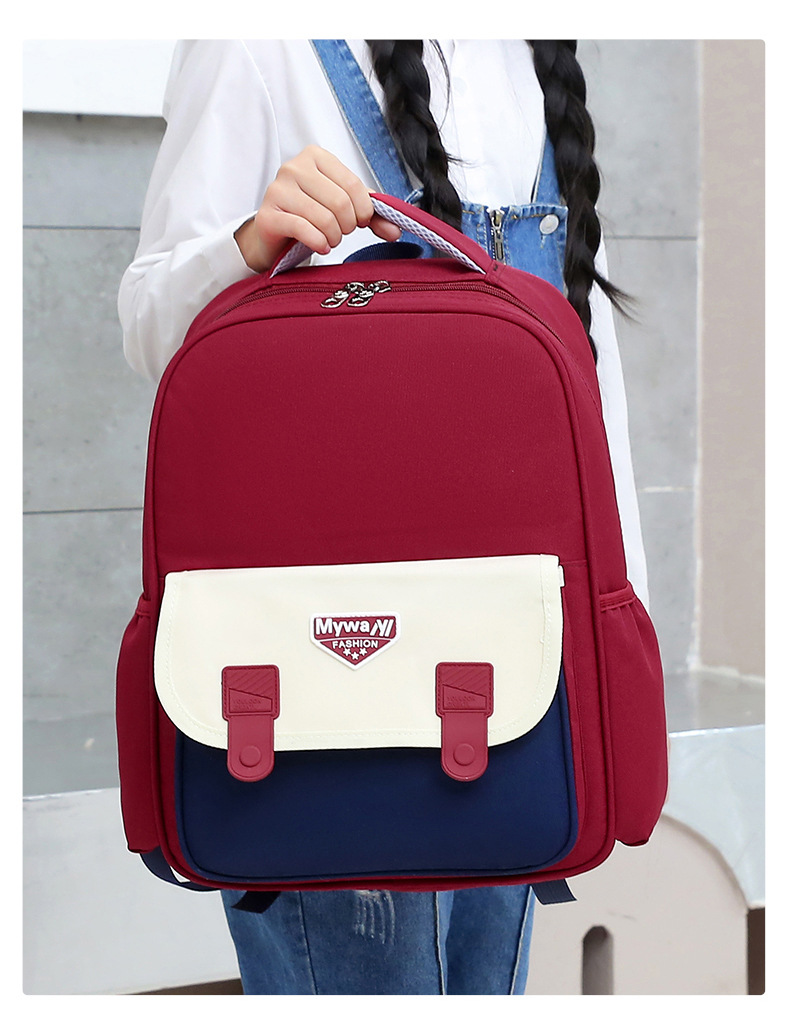 小学生书包定制logo培训班广告包儿童背包大容量牛津布幼儿园书包详情图25