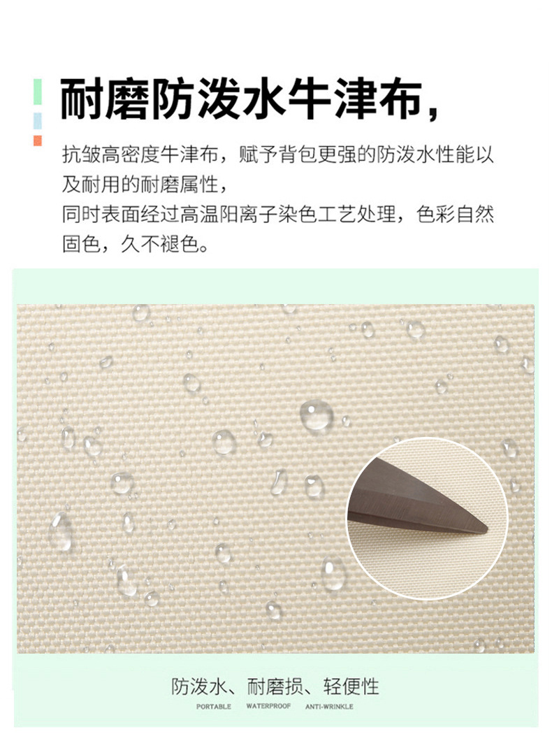 小学生书包定制logo培训班广告包儿童背包大容量牛津布幼儿园书包详情图6