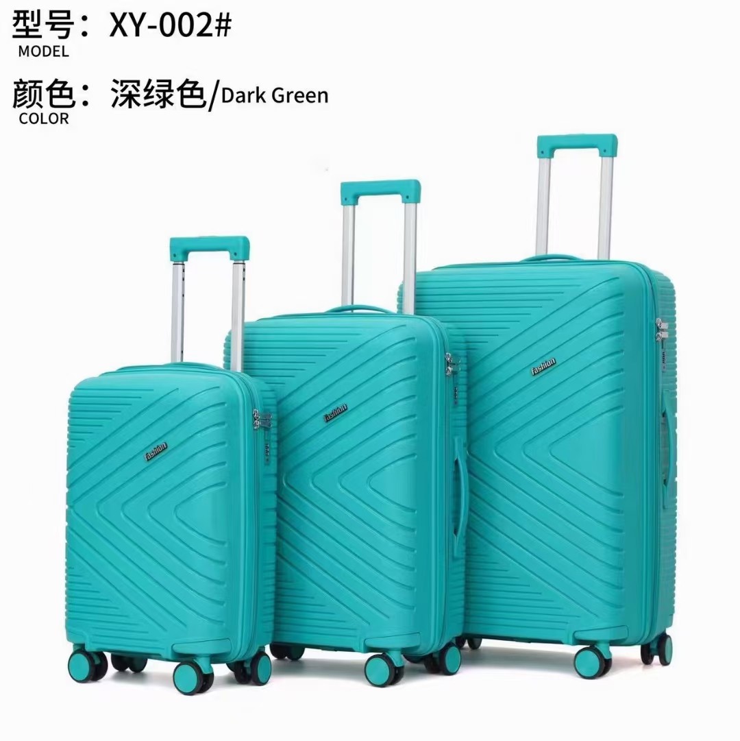 跨境时尚PP拉杆箱新款旅行24寸行李箱三件套静音万向轮20寸登机箱详情图10