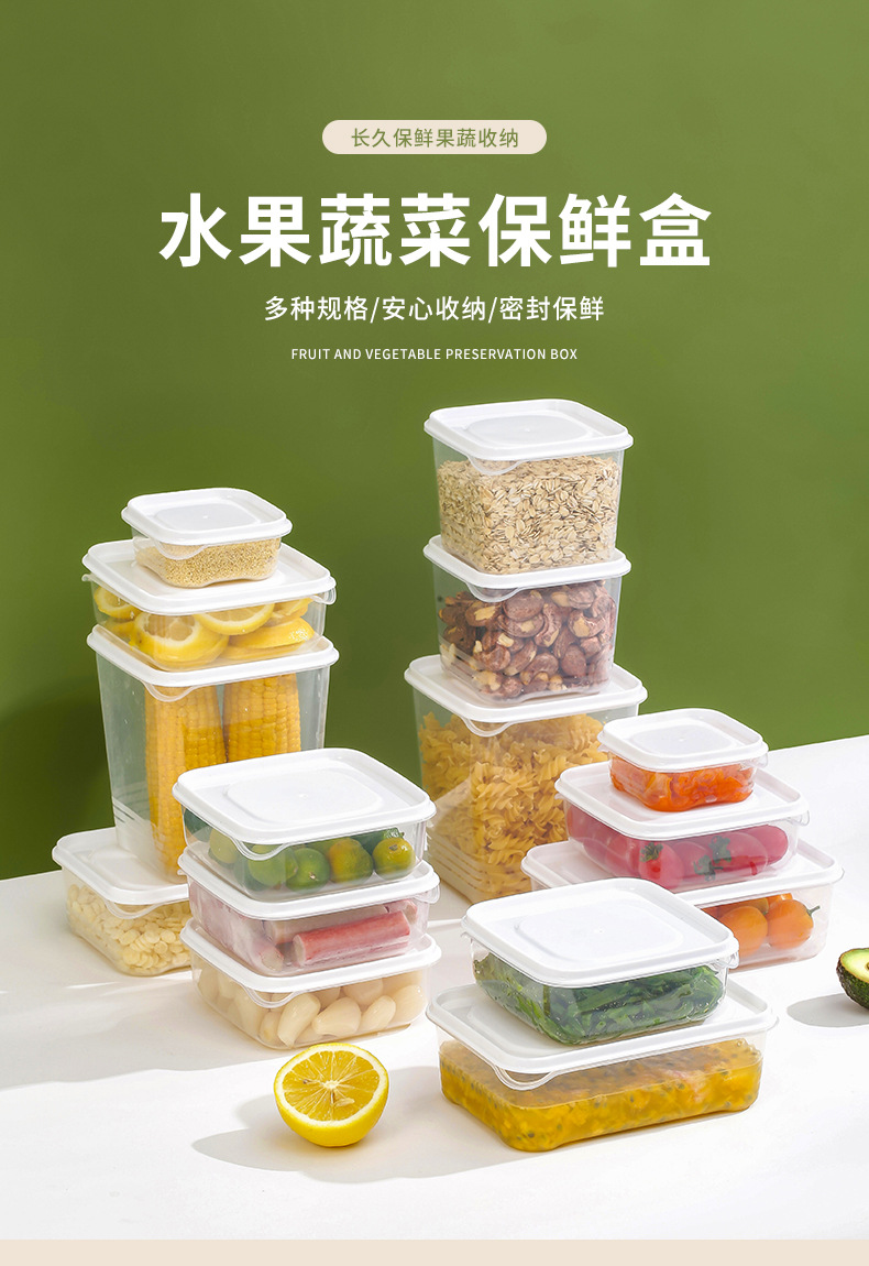 Y ZT2221 食品保鲜盒方便开合不易漏不串味密封可微波炉加热饭盒详情图1