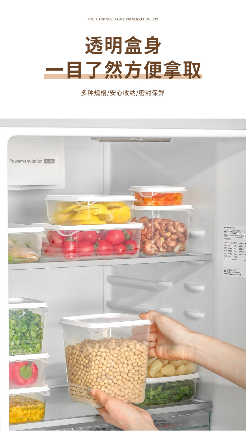 Y ZT2221 食品保鲜盒方便开合不易漏不串味密封可微波炉加热饭盒详情图7