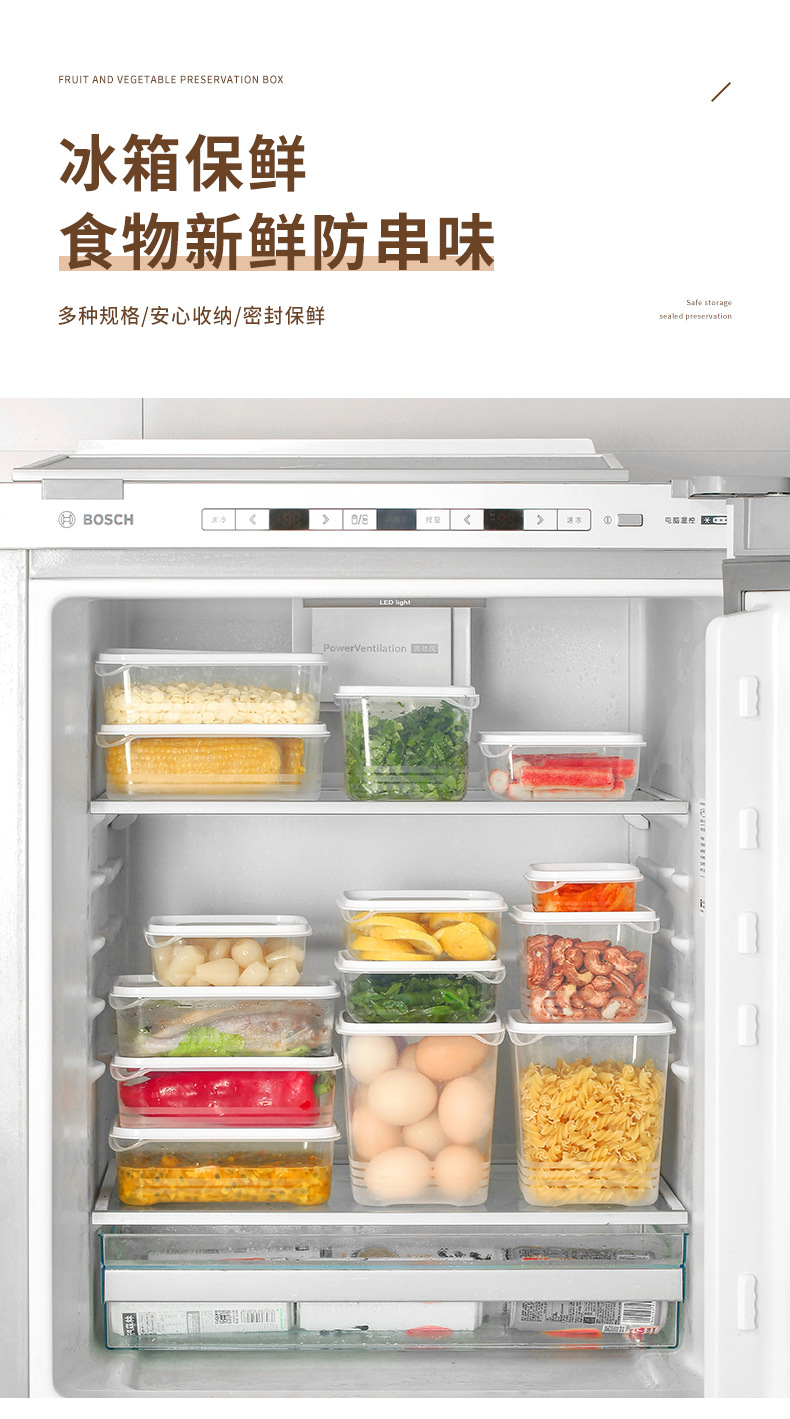 Y ZT2221 食品保鲜盒方便开合不易漏不串味密封可微波炉加热饭盒详情图6