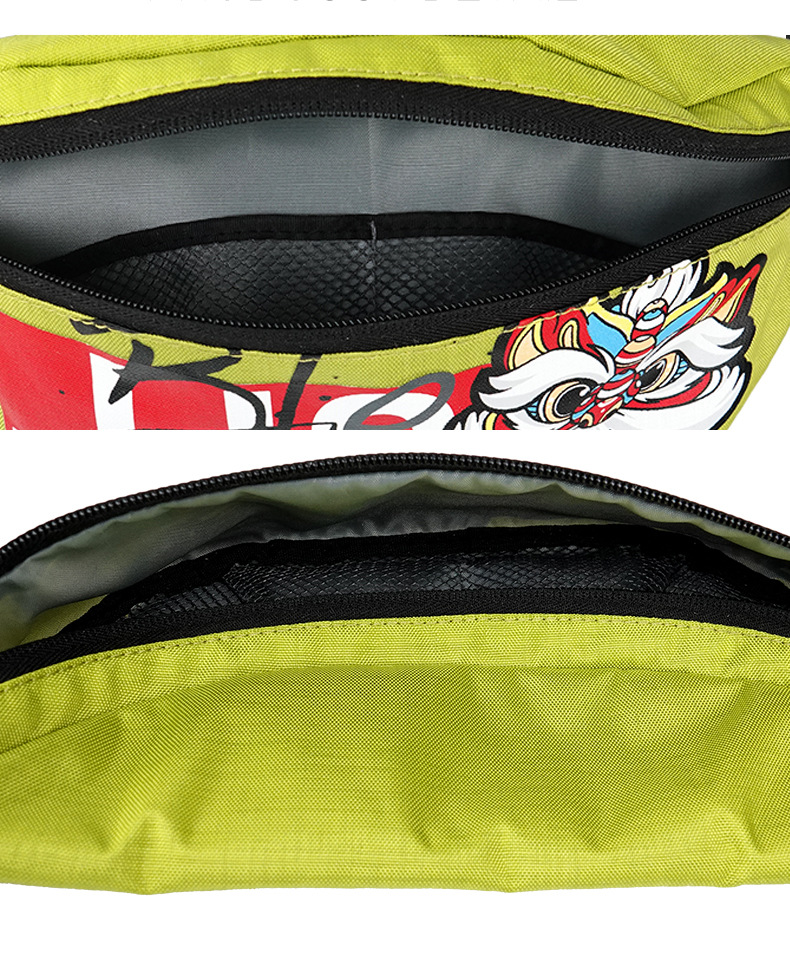 中国风潮流腰包防泼水多功能轻便休闲斜挎包GODSPEED品牌跨境货源详情图13